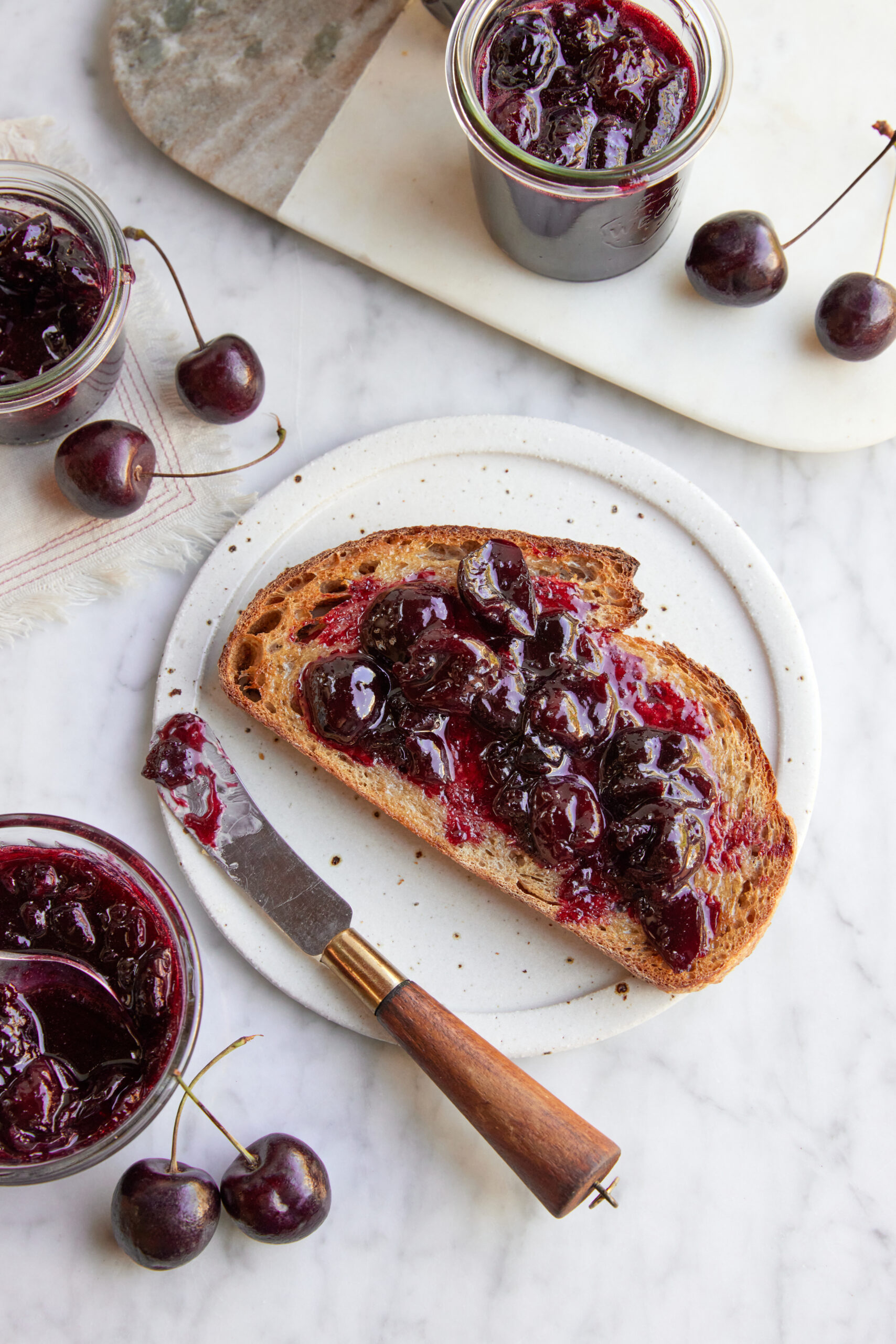 Cherry Jam Recipe - foodfaithfitness